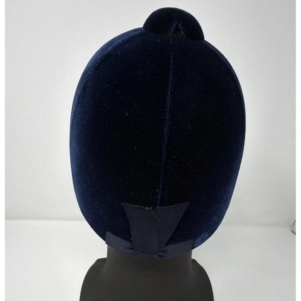 Vintage Velvet‎ Equestrian Riding Cap Size 7 Kerridge West Chester PA Blue
